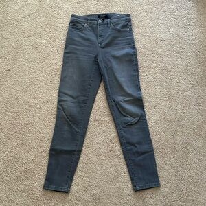 Banana Republic high rise skinny jeans, grey, size 26 / 2